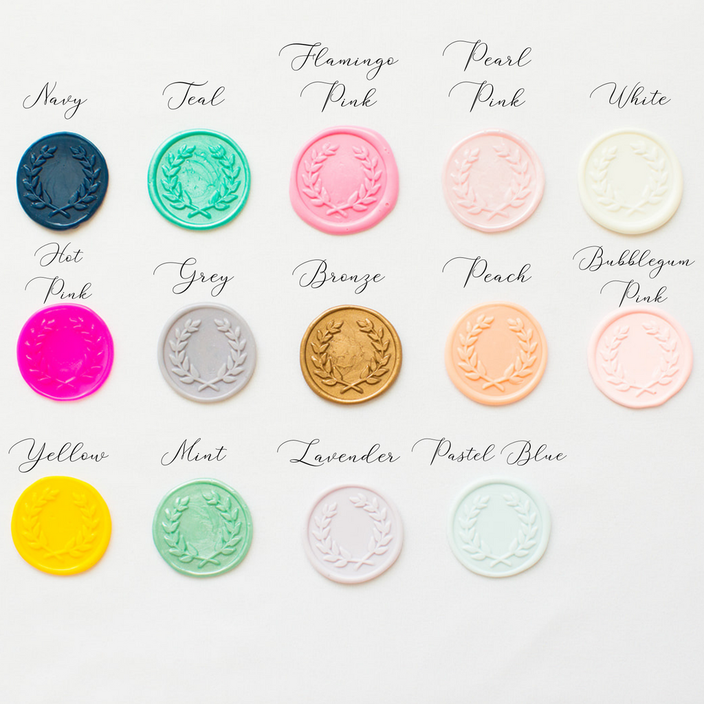Pastel Wax Seals