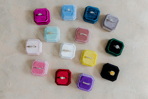 Square Octagon Ring Boxes