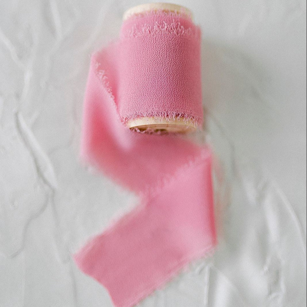 Pink Silk Styling Ribbon