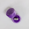 Purple Round Velvet Ring Box